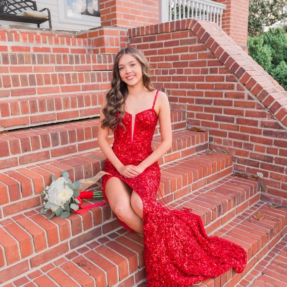 Amarra Dresses & Skirts - Amarra Red Prom Dress